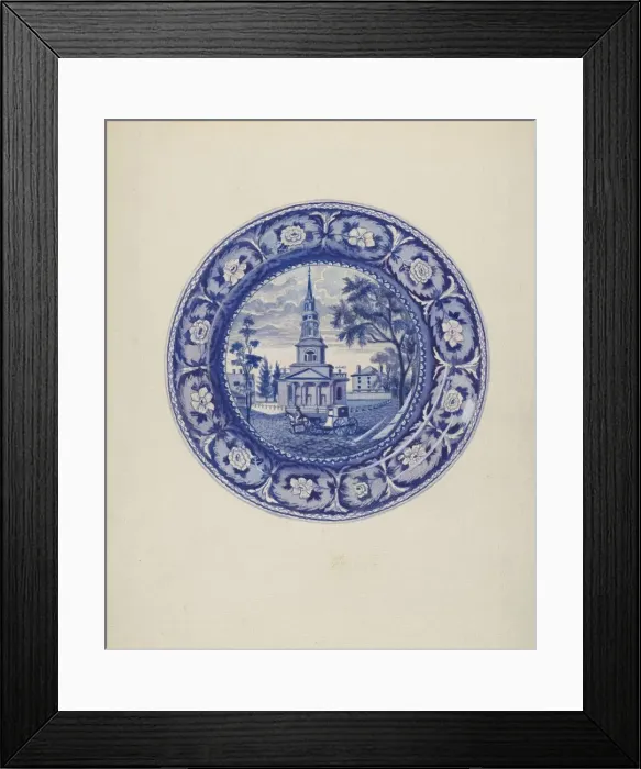 Framed Print : Plate, c. 1936. Creator: Florian Rokita Framed Print : Plate, c. 1936. Creator: Florian Rokita