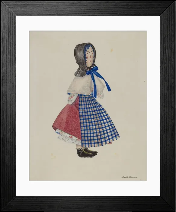 Framed Print : Doll: Mollie Bentley, 1936. Creators: Josephine C. Romano, Edith Towner Framed Print : Doll: Mollie Bentley, 1936. Creators: Josephine C. Romano, Edith Towner