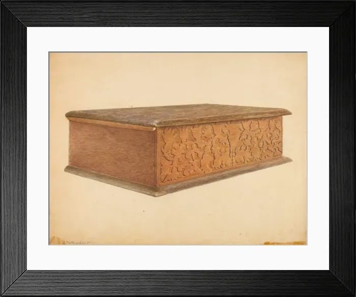 Framed Print : Desk Box, c. 1937. Creator: Joseph Rothenberg Framed Print : Desk Box, c. 1937. Creator: Joseph Rothenberg