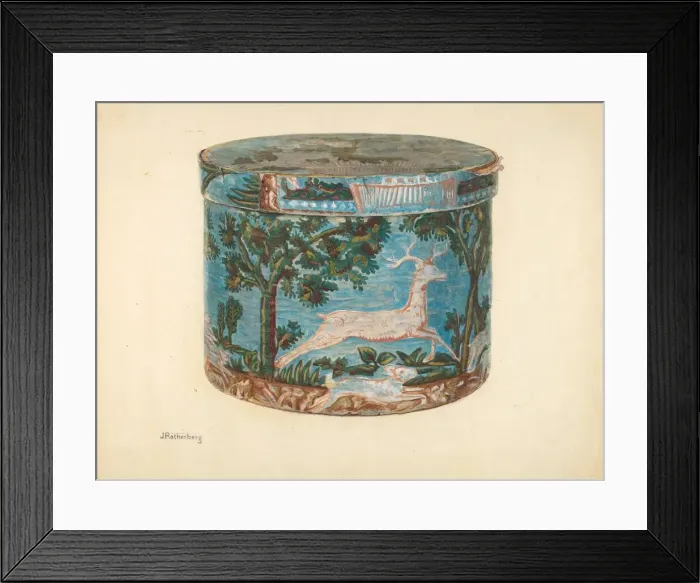 Framed Print : Bandbox, c. 1938. Creator: Joseph Rothenberg Framed Print : Bandbox, c. 1938. Creator: Joseph Rothenberg