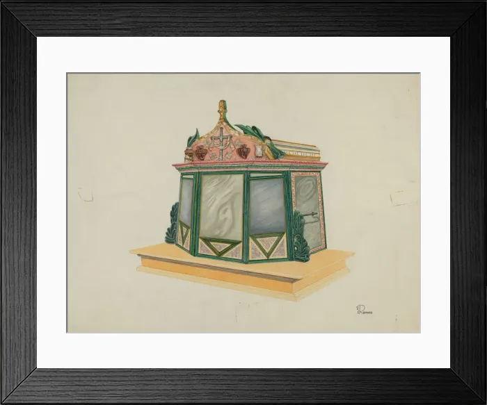Framed Print : Tabernacle, c. 1939. Creator: Josephine C. Romano Framed Print : Tabernacle, c. 1939. Creator: Josephine C. Romano