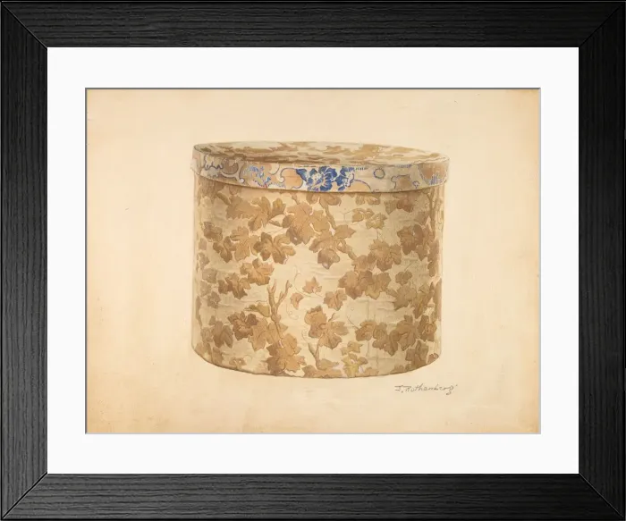Framed Print : Bandbox, c. 1939. Creator: Joseph Rothenberg Framed Print : Bandbox, c. 1939. Creator: Joseph Rothenberg