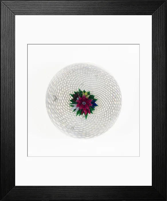 Framed Print : Paperweight, Sandwich, c. 1850-1900. Creator: Boston and Sandwich Glass Company Framed Print : Paperweight, Sandwich, c. 1850-1900. Creator: Boston and Sandwich Glass Company