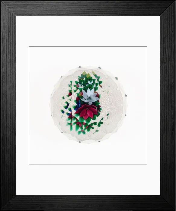 Framed Print : Paperweight, Sandwich, c. 1850-1900. Creator: Boston and Sandwich Glass Company Framed Print : Paperweight, Sandwich, c. 1850-1900. Creator: Boston and Sandwich Glass Company