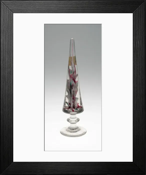 Framed Print : Two Mantelpiece Ornaments, Luneville, 1845 / 70. Creator: Baccarat Glasshouse Framed Print : Two Mantelpiece Ornaments, Luneville, 1845 / 70. Creator: Baccarat Glasshouse