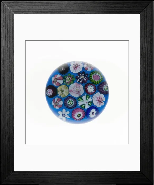 Framed Print : Paperweight, Clichy, 19th century. Creator: Clichy Glassworks Framed Print : Paperweight, Clichy, 19th century. Creator: Clichy Glassworks