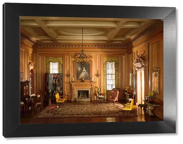 E-7: English Drawing Room of the Early Georgian Period, 1730s, United States, c. 1937