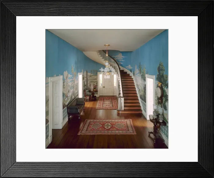Framed Print : A31: Tennessee Entrance Hall, 1835, United States, c. 1940 Framed Print : A31: Tennessee Entrance Hall, 1835, United States, c. 1940