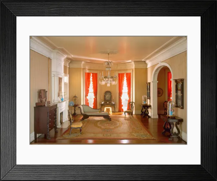 Framed Print : A32: Louisiana Bedroom, 1800-50, United States, c. 1940. Creator: Narcissa Niblack Thorne Framed Print : A32: Louisiana Bedroom, 1800-50, United States, c. 1940. Creator: Narcissa Niblack Thorne