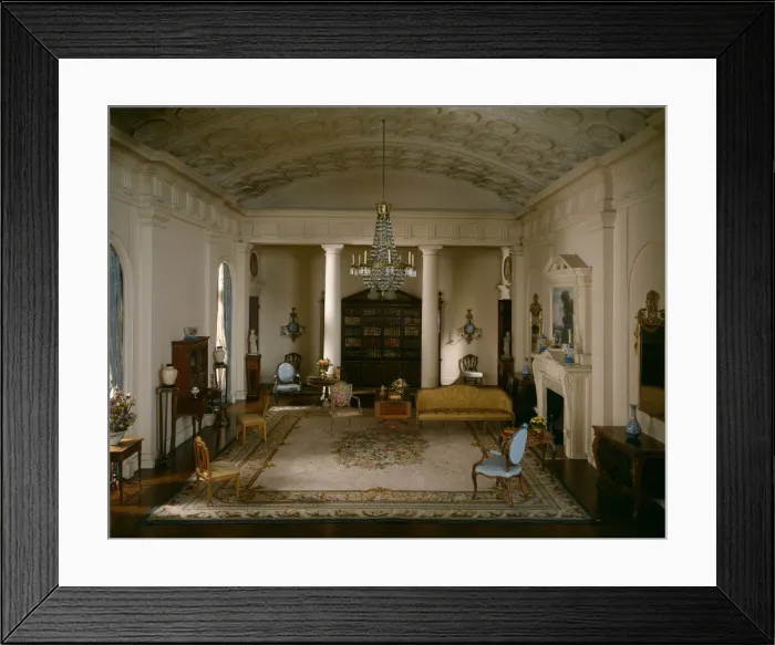 Framed Print : E-9: English Drawing Room of the Georgian period, 1770-1800, United States, c. 1937 Framed Print : E-9: English Drawing Room of the Georgian period, 1770-1800, United States, c. 1937