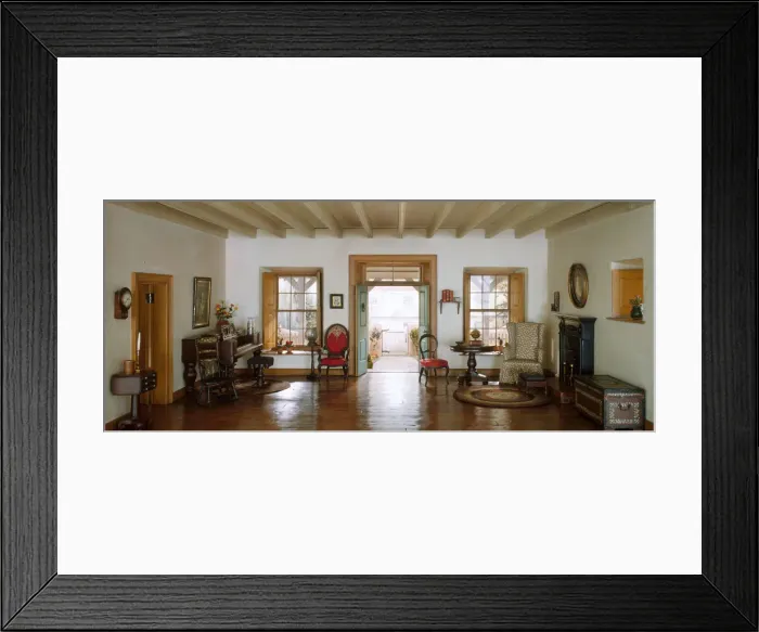 Framed Print : A36: California Living Room, 1850-1875, United States, c. 1940 Framed Print : A36: California Living Room, 1850-1875, United States, c. 1940