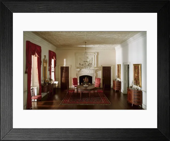 Framed Print : A22: Virginia Dining Room, c. 1752, United States, c. 1940 Framed Print : A22: Virginia Dining Room, c. 1752, United States, c. 1940