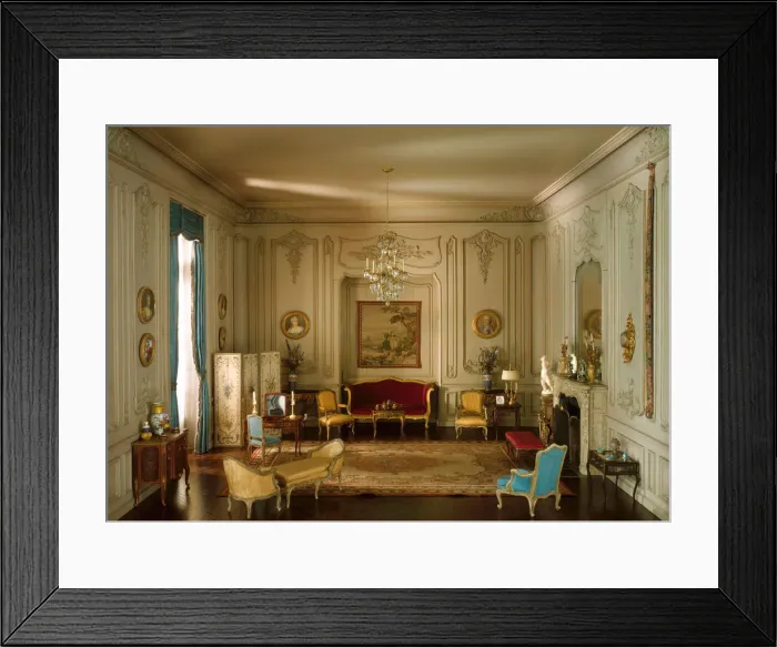 Framed Print : E-21: French Boudoir of the Louis XV Period, 1740-60, United States, c. 1937 Framed Print : E-21: French Boudoir of the Louis XV Period, 1740-60, United States, c. 1937