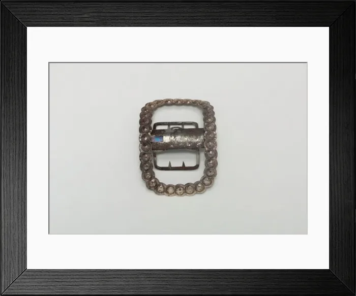 Framed Print : Shoe Buckle, England, 1784 / 85. Creator: Edward Fennel Framed Print : Shoe Buckle, England, 1784 / 85. Creator: Edward Fennel