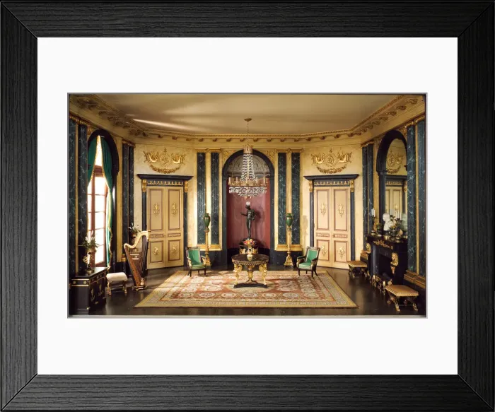 Framed Print : E-26: French Anteroom of the Empire Period, c. 1810, United States, c. 1937 Framed Print : E-26: French Anteroom of the Empire Period, c. 1810, United States, c. 1937