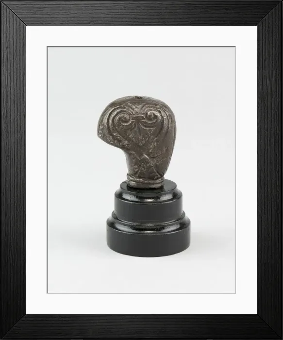 Framed Print : Sword Pommel of Falchion or Saber, England, 1625 / 50. Creator: Unknown Framed Print : Sword Pommel of Falchion or Saber, England, 1625 / 50. Creator: Unknown