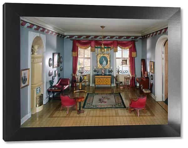 E-28: German Sitting Room of the Biedermeier Period, 1815-50, United States, c. 1937