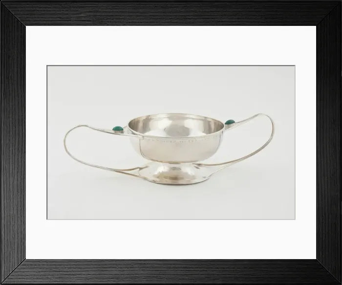 Framed Print : Loop-Handled Dish, England, 1902 / 03. Creator: Charles Robert Ashbee Framed Print : Loop-Handled Dish, England, 1902 / 03. Creator: Charles Robert Ashbee