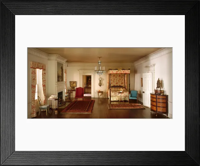 Framed Print : A8: Massachusetts Bedroom, c. 1801, United States, c. 1940 Framed Print : A8: Massachusetts Bedroom, c. 1801, United States, c. 1940