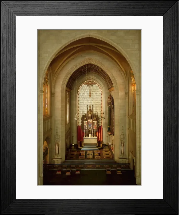 Framed Print : E-29: English Roman Catholic Church in the Gothic Style, 1275-1300, United States, c Framed Print : E-29: English Roman Catholic Church in the Gothic Style, 1275-1300, United States, c