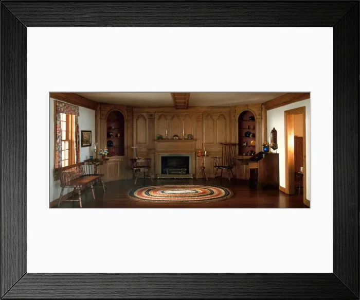 Framed Print : A4: Connecticut Valley Tavern Parlor, c. 1750, United States, c. 1940 Framed Print : A4: Connecticut Valley Tavern Parlor, c. 1750, United States, c. 1940
