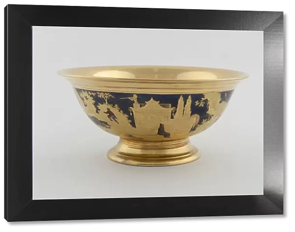 Bowl, Paris, c. 1820. Creator: Denuelle Porcelain Manufactory