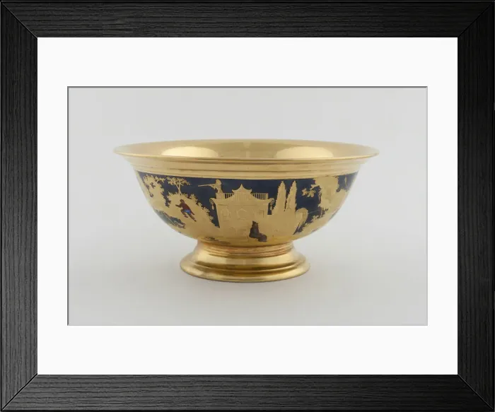 Framed Print : Bowl, Paris, c. 1820. Creator: Denuelle Porcelain Manufactory Framed Print : Bowl, Paris, c. 1820. Creator: Denuelle Porcelain Manufactory