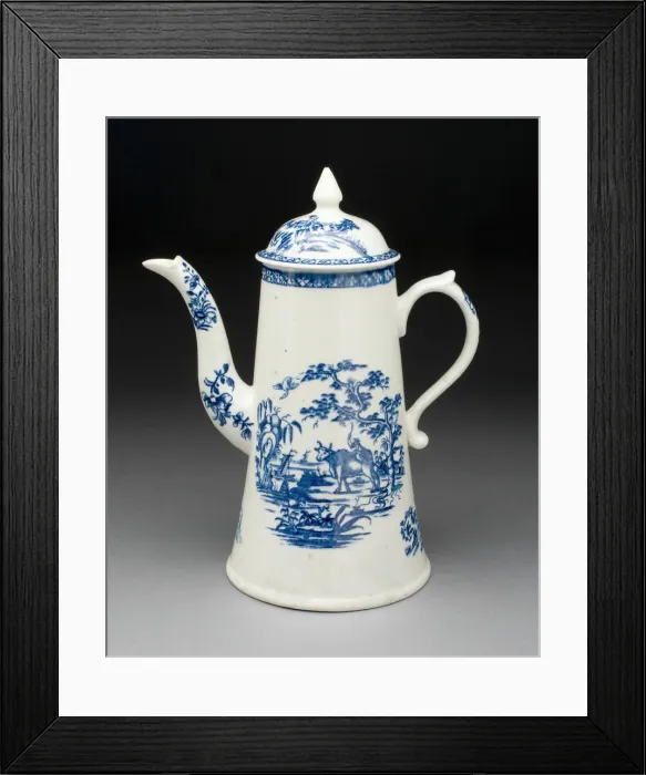 Framed Print : Coffee Pot, Derby, 1765 / 70. Creator: Derby Porcelain Manufactory England Framed Print : Coffee Pot, Derby, 1765 / 70. Creator: Derby Porcelain Manufactory England