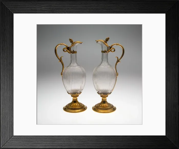 Framed Print : Pair of Ewers, Saint Petersburg, 1896 / 1908. Creator: FabergeWorkshop Framed Print : Pair of Ewers, Saint Petersburg, 1896 / 1908. Creator: FabergeWorkshop