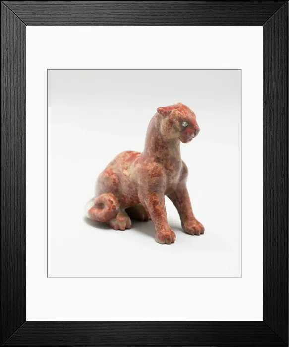 Framed Print : Miniature Leopard, Saint Petersburg, c. 1890 / 1900. Creator: FabergeWorkshop Framed Print : Miniature Leopard, Saint Petersburg, c. 1890 / 1900. Creator: FabergeWorkshop