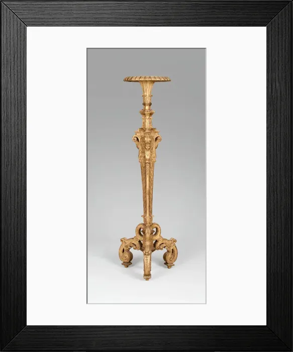 Framed Print : Stand for Candelabrum (Torchere), France, 1685  /  90. Creator: Unknown