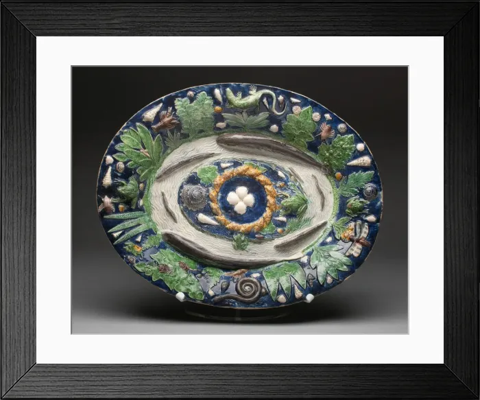 Framed Print : Platter, Paris, 17th century. Creator: Unknown Framed Print : Platter, Paris, 17th century. Creator: Unknown