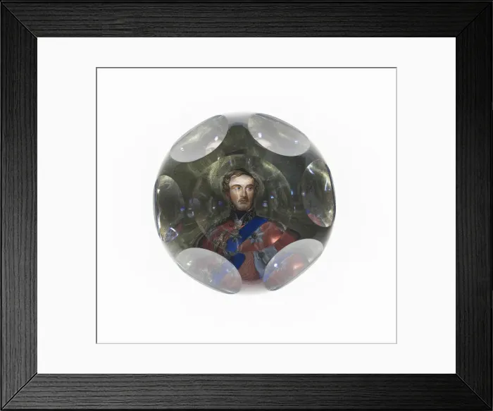 Framed Print : Paperweight, France, Mid 19th century. Creator: Unknown Framed Print : Paperweight, France, Mid 19th century. Creator: Unknown