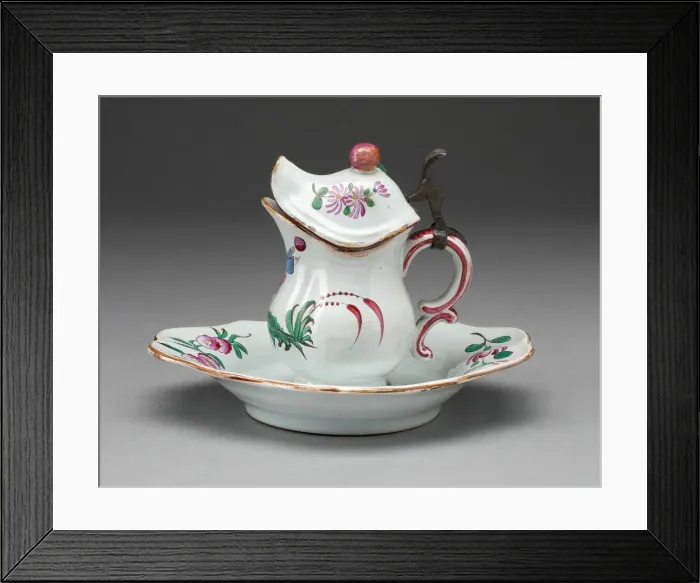 Framed Print : Mustard Pot with Stand, Strasbourg, 1754 / 1760. Creator: Unknown Framed Print : Mustard Pot with Stand, Strasbourg, 1754 / 1760. Creator: Unknown