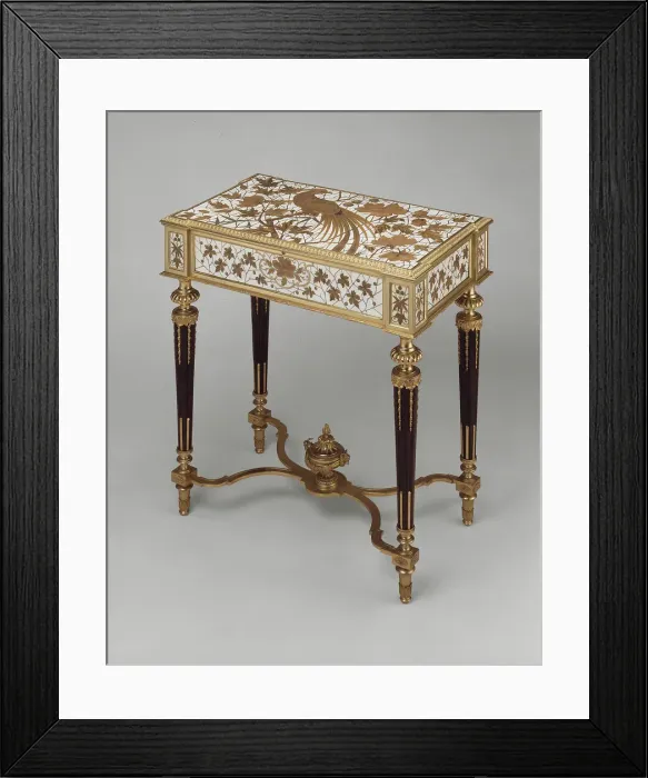 Framed Print : Work Table, France, c. 1880. Creator: Unknown Framed Print : Work Table, France, c. 1880. Creator: Unknown