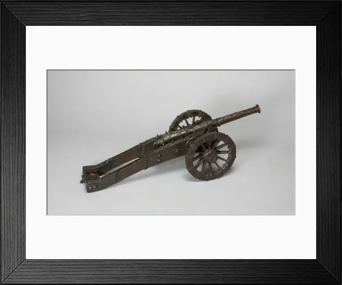 Framed Print : Model Cannon (Culverin), France, 1580 / 1600. Creator: Unknown Framed Print : Model Cannon (Culverin), France, 1580 / 1600. Creator: Unknown