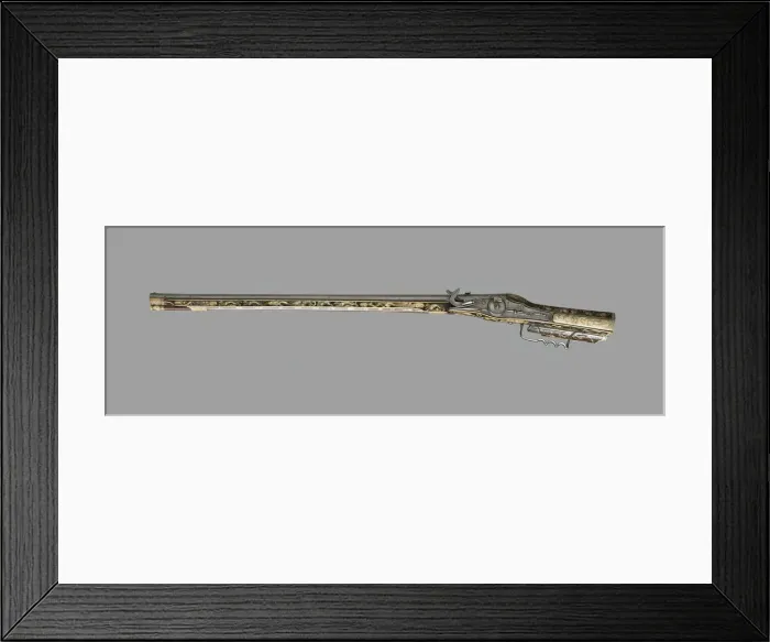 Framed Print : Wheellock Rifle of Archduke Charles of Styria, Graz, 1571. Creator: Hans Paumgartner Framed Print : Wheellock Rifle of Archduke Charles of Styria, Graz, 1571. Creator: Hans Paumgartner