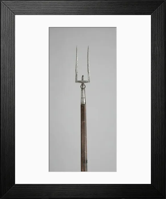 Framed Print : Military Fork, France, 1600 / 1700. Creator: Unknown Framed Print : Military Fork, France, 1600 / 1700. Creator: Unknown