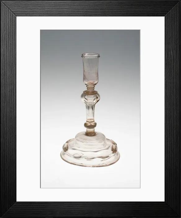 Framed Print : Candlestick, France, 1700 / 50. Creator: Unknown Framed Print : Candlestick, France, 1700 / 50. Creator: Unknown