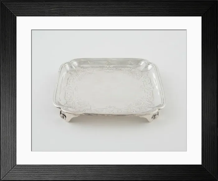 Framed Print : Waiter, London, 1723 / 24. Creator: Isaac Liger Framed Print : Waiter, London, 1723 / 24. Creator: Isaac Liger