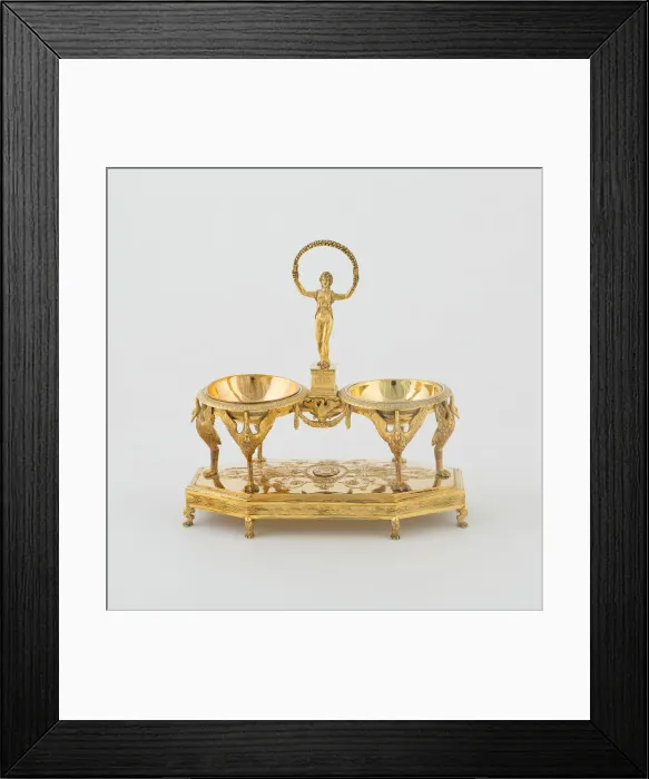 Framed Print : Pair of Double Salts, Paris, 1798 / 1809. Creator: Martin-Guillaume Biennais Framed Print : Pair of Double Salts, Paris, 1798 / 1809. Creator: Martin-Guillaume Biennais