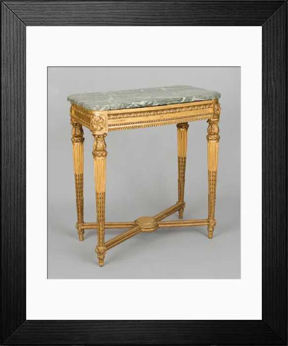 Framed Print : Console Table, France, c. 1780. Creator: Unknown Framed Print : Console Table, France, c. 1780. Creator: Unknown