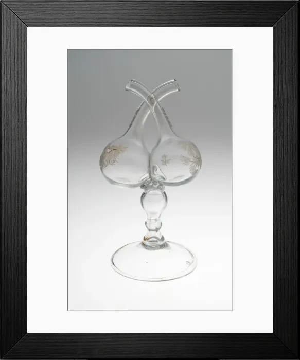Framed Print : Cruet for Oil and Vinegar (Guedoulfe), France, Mid 18th century. Creator: Unknown Framed Print : Cruet for Oil and Vinegar (Guedoulfe), France, Mid 18th century. Creator: Unknown