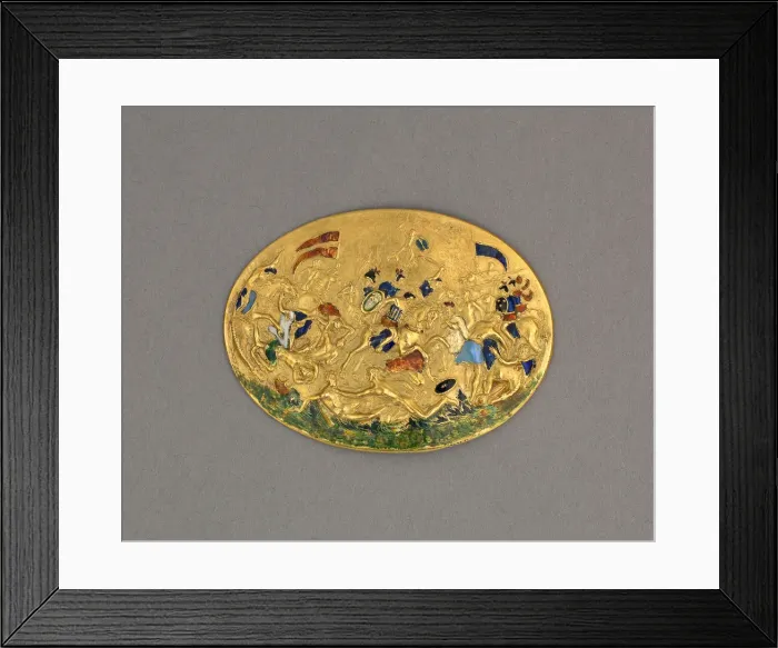 Framed Print : Plaque, France, 19th century. Creator: Unknown Framed Print : Plaque, France, 19th century. Creator: Unknown