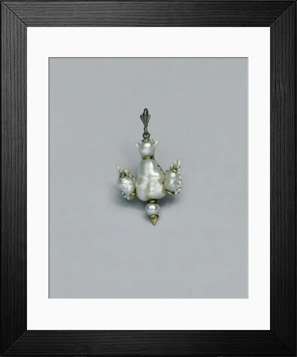 Framed Print : Pendant Shaped as a Dove, France, 17th century. Creator: Unknown Framed Print : Pendant Shaped as a Dove, France, 17th century. Creator: Unknown