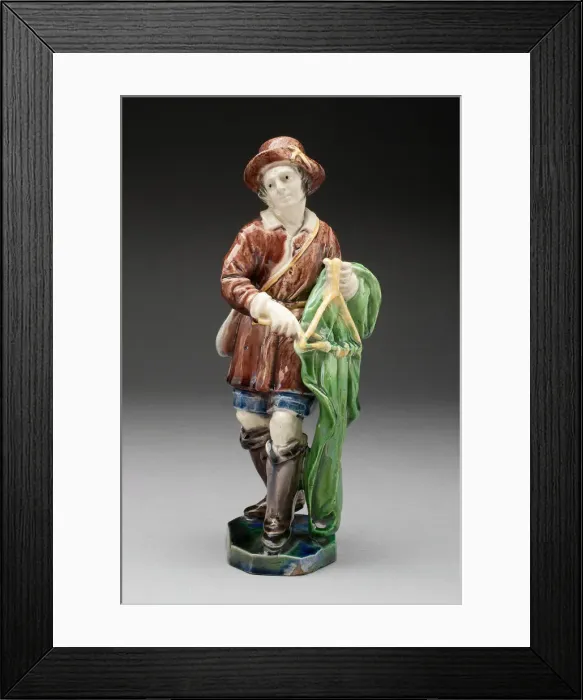 Framed Print : The Triangle Player, Avon, Early 17th century. Creator: Unknown Framed Print : The Triangle Player, Avon, Early 17th century. Creator: Unknown