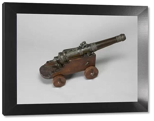 Model Field Cannon with Carriage, France, 1677. Creator: Unknown