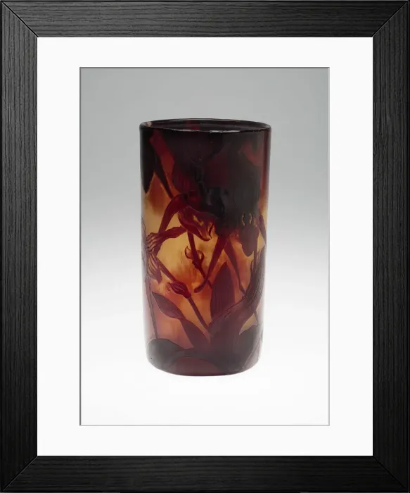 Framed Print : Vase, France, c. 1900. Creator: Emile Gallé Framed Print : Vase, France, c. 1900. Creator: Emile Gallé