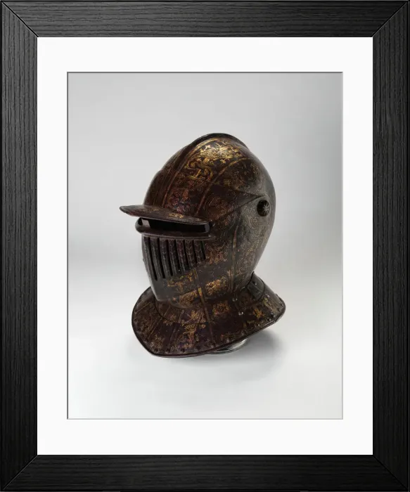 Framed Print : Closed Burgonet, Milan, 1600 / 10. Creator: Unknown Framed Print : Closed Burgonet, Milan, 1600 / 10. Creator: Unknown