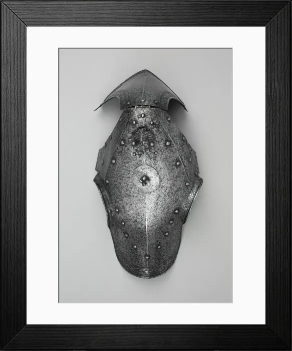 Framed Print : Demi-Shaffron, Italy, 1570 / 80. Creator: Unknown Framed Print : Demi-Shaffron, Italy, 1570 / 80. Creator: Unknown
